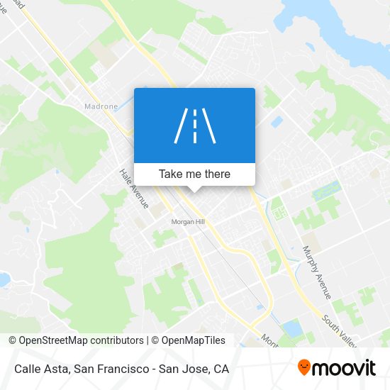 Mapa de Calle Asta