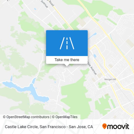 Castle Lake Circle map