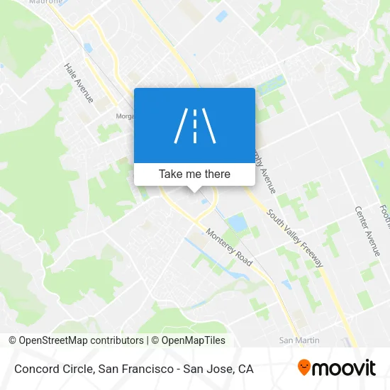 Concord Circle map
