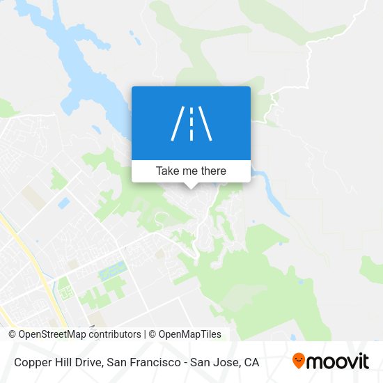 Copper Hill Drive map