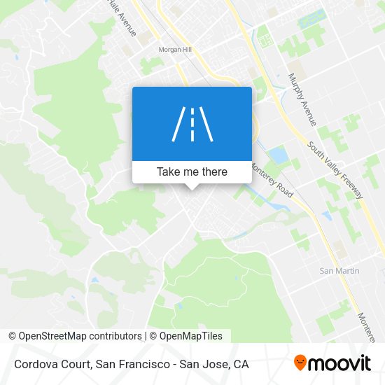 Mapa de Cordova Court