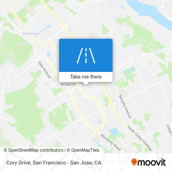 Cory Drive map