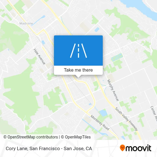 Cory Lane map
