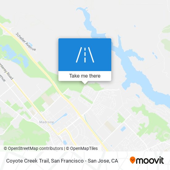 Mapa de Coyote Creek Trail