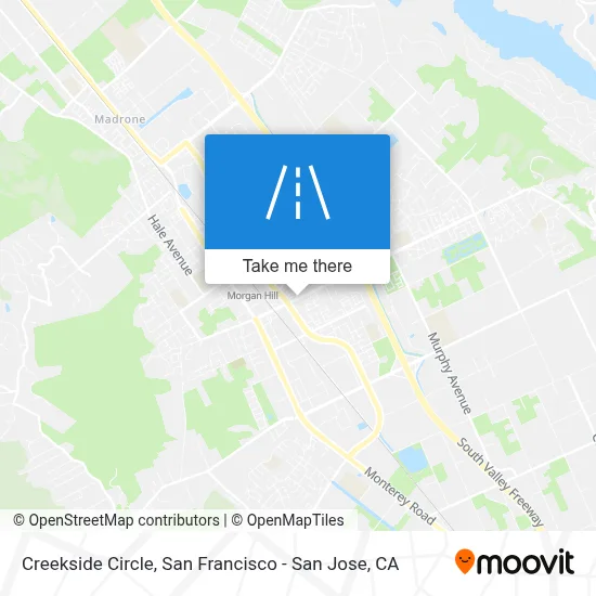 Creekside Circle map