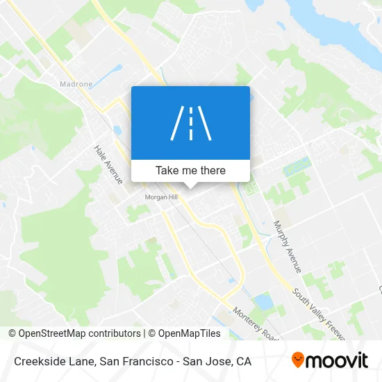 Creekside Lane map