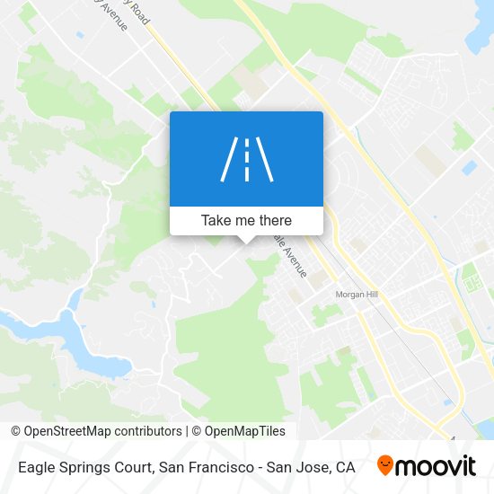 Mapa de Eagle Springs Court