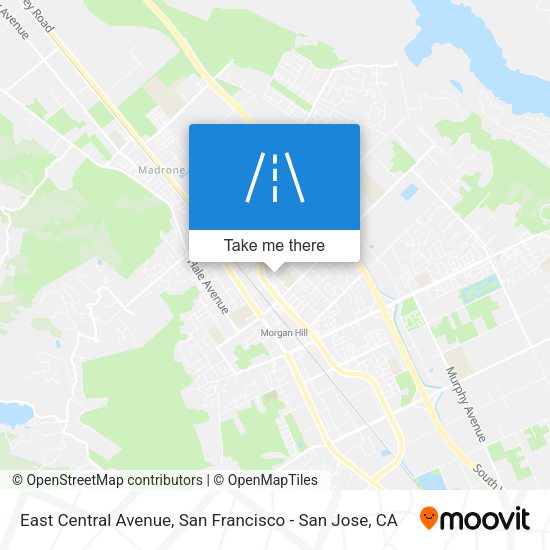 East Central Avenue map