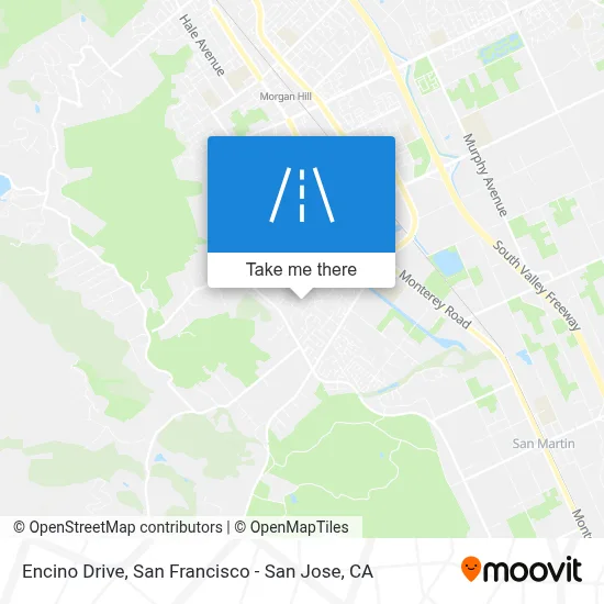 Encino Drive map
