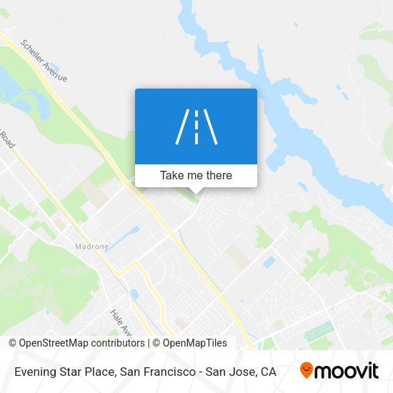 Mapa de Evening Star Place