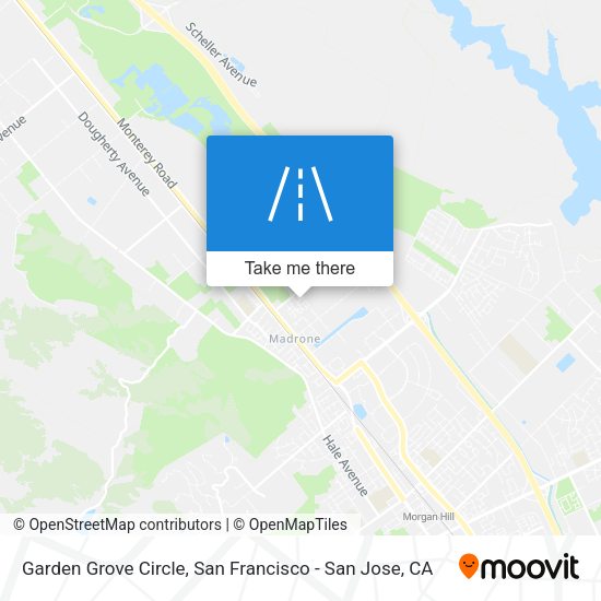 Garden Grove Circle map