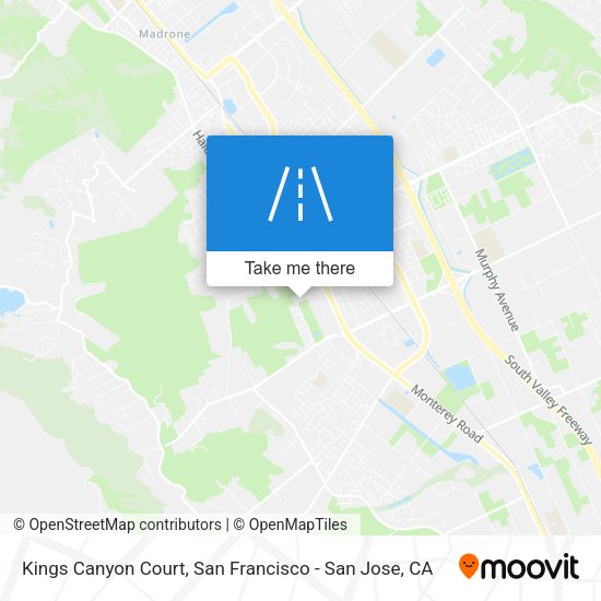Kings Canyon Court map
