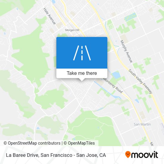 Mapa de La Baree Drive