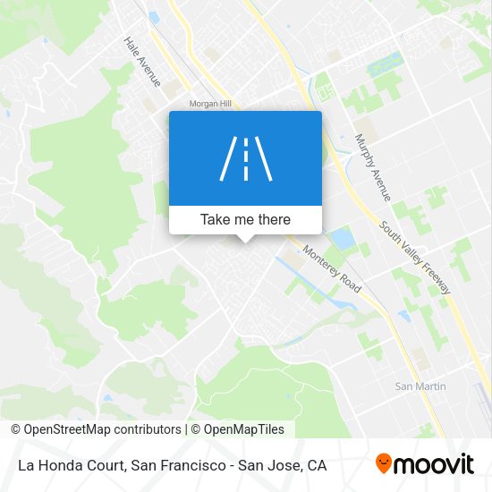 Mapa de La Honda Court