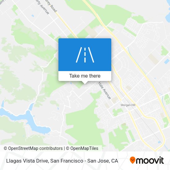 Mapa de Llagas Vista Drive