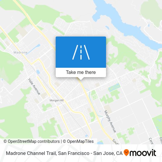 Madrone Channel Trail map