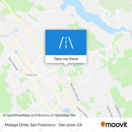 Malaga Drive map