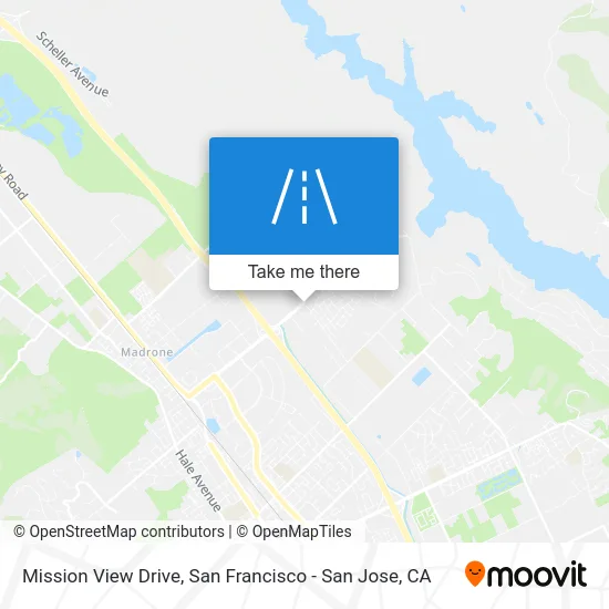 Mission View Drive map
