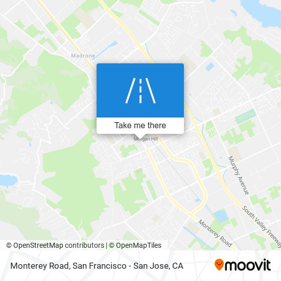 Monterey Road map