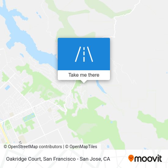Mapa de Oakridge Court
