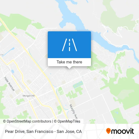 Pear Drive map