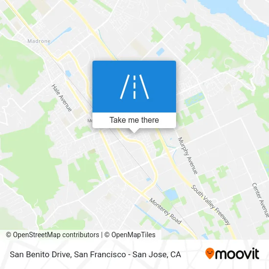 San Benito Drive map