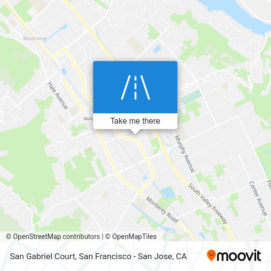 San Gabriel Court map