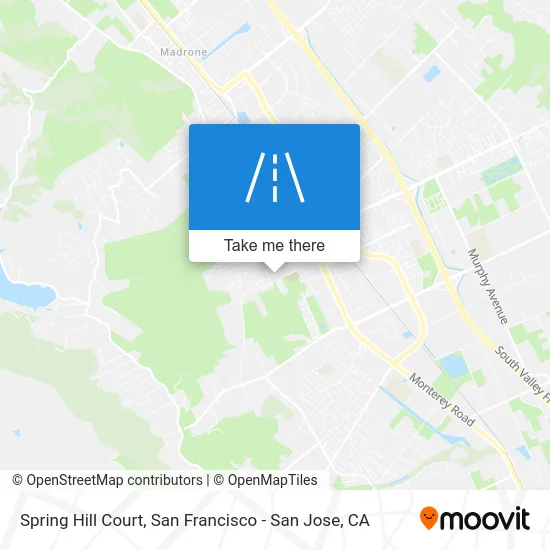 Spring Hill Court map