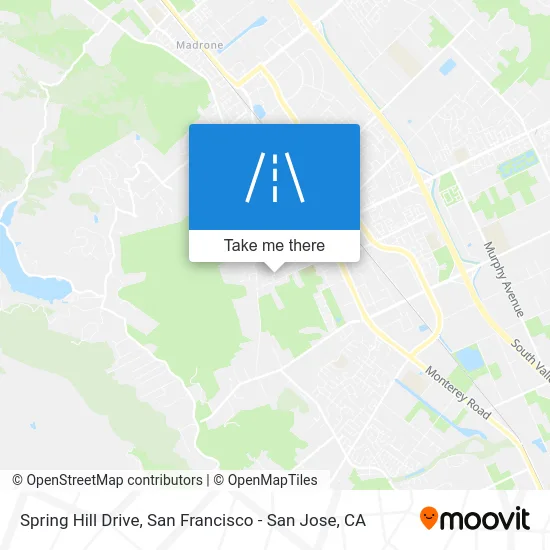 Spring Hill Drive map