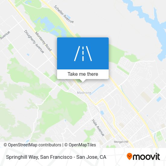 Springhill Way map