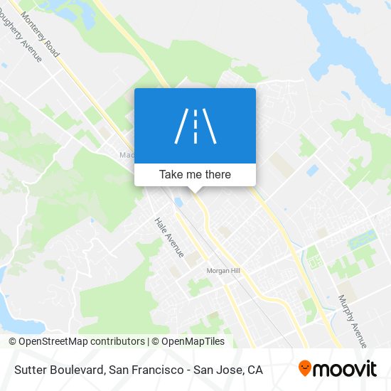 Sutter Boulevard map