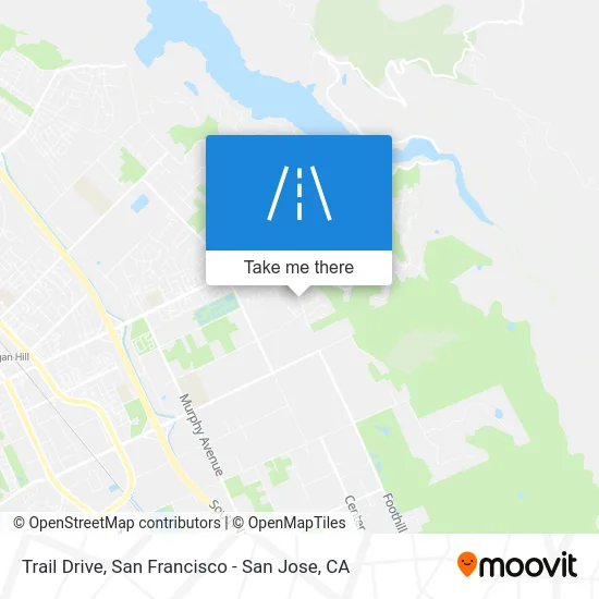 Trail Drive map