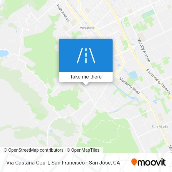 Mapa de Via Castana Court
