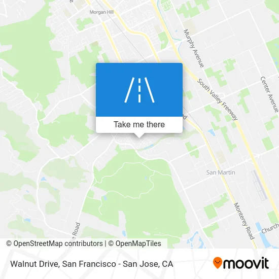 Walnut Drive map