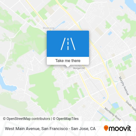 West Main Avenue map