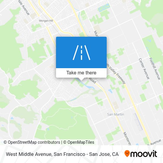 Mapa de West Middle Avenue