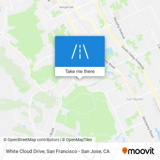 White Cloud Drive map