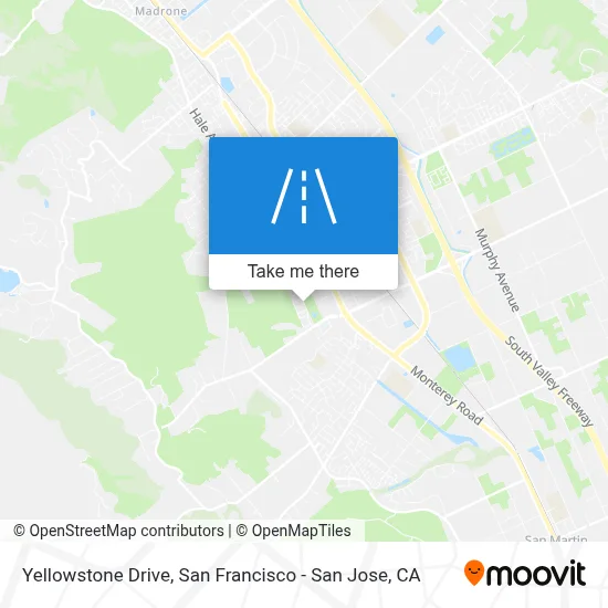 Yellowstone Drive map