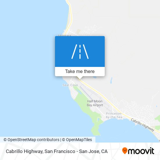 Cabrillo Highway map