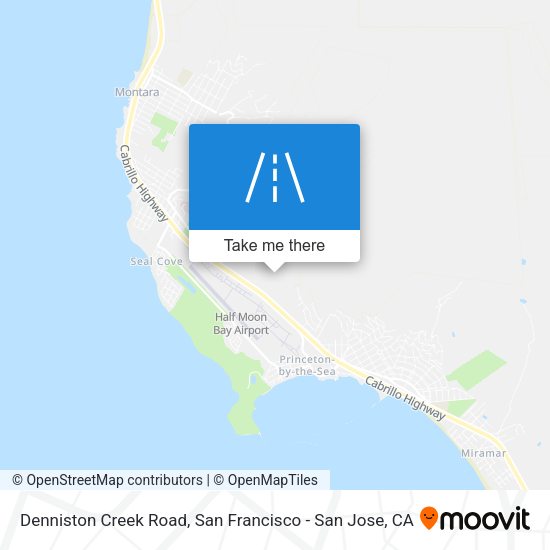 Denniston Creek Road map