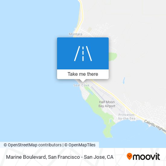 Marine Boulevard map