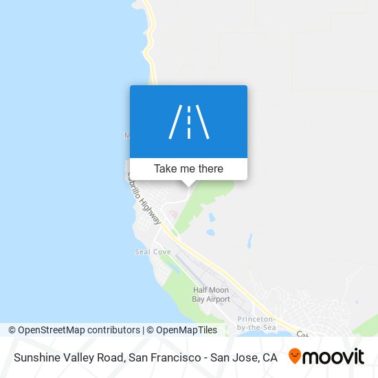 Sunshine Valley Road map