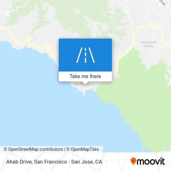 Ahab Drive map