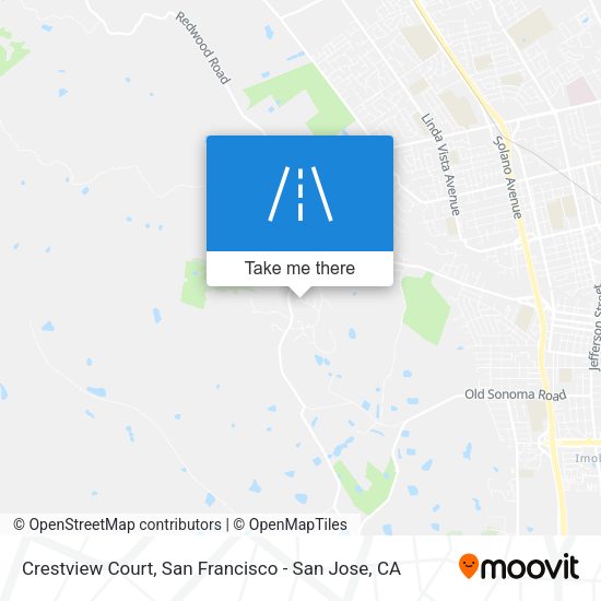 Mapa de Crestview Court