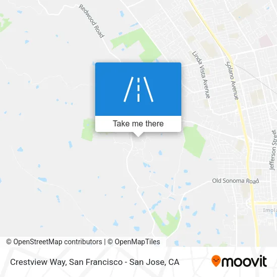 Crestview Way map