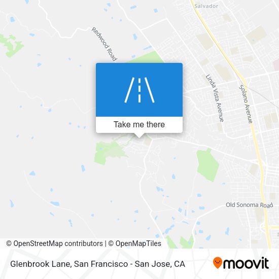 Mapa de Glenbrook Lane