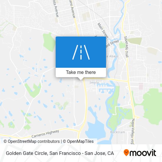Golden Gate Circle map