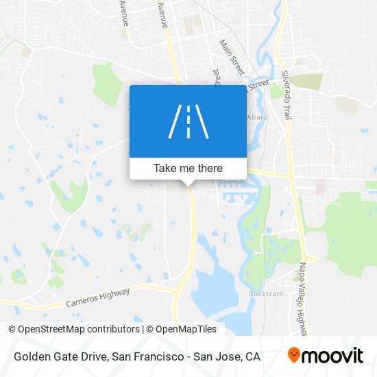 Golden Gate Drive map