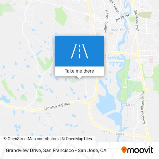 Mapa de Grandview Drive