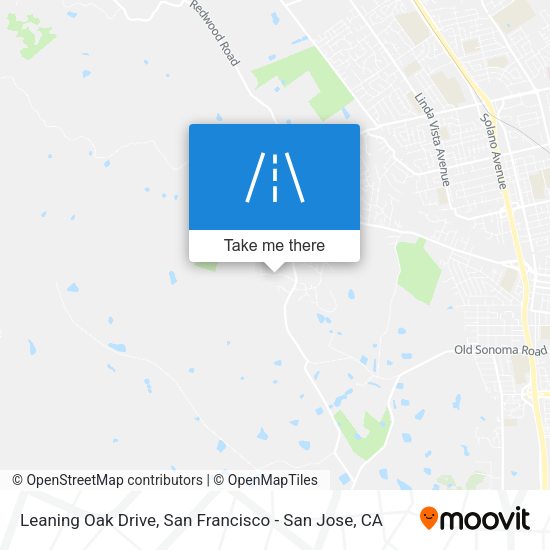 Leaning Oak Drive map